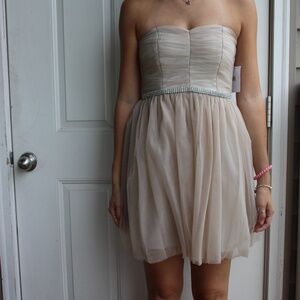 A.drea Women’s Strapless Rhinestone Dress Size SMALL Prom Formal Holiday‎ NEW